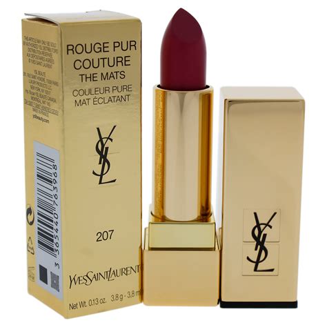 yves saint laurent rouge pur couture the mats 207|YSL Rose Perfecto (207) Rouge Pur Couture Mat Lipstick.